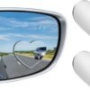 Blind Spot Mirror 2 Pack Heart Shaped Car Side Blindspot Mirrors