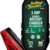 Battery Tender 3 AMP Battery Charger and Maintainer Automotive Switchable 12V or 6V Smart Automatic for Cars SUVs and Trucks Lead Acid AGM Gel Lithium Battery Charger 0220202COS