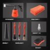 61D8aLL2w-L._AC_SY355_.jpg SPTA High Pressure Car Cleaning Gun Cleaning Gun Car Interior Washing Kit Detailing Wash Gun with Metal Spinner for Seat Carpet Roof Dashboard Essential Car Detailing Kit 1L Bottle