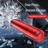 61So9E7BMRL._AC_SY355_.jpg 2 Pack Car Safety HammerWindow Breaker and Seatbelt Cutter 2in1Portable Car Emergency Escape Tool Breaker Seatbelt Cutter Car Glass Breaker LifeSaving Emergency Artifact BlackRed