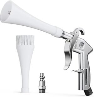 61ikV2hn7vL._AC_SY355_.jpg Tornado Car Cleaning Gun Air Blaster for Car Detailing Essential Car Detailing Kit and Supplies HighPressure Air Tools for Efficient Car Cleaning Kit Tornado Air Gun for Dust and Dirt Removal SV