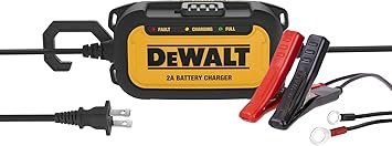 61krt46hBdL._AC_SX355_.jpg DeWalt DXAEC2 Professional 2 Amp Automotive Battery Charger and Maintainer Yellow