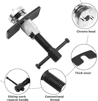 61sYmBcP5L._AC_SY355_.jpg Car Brake Piston Wind Back Tool 3pcsSet Brake Caliper Piston Rewind Tool Auto Rear Brake Pad Wind Back Tool Brake Caliper Wind Back Tool for Replacement of Rear Brake Pad
