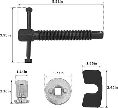 61sxTF3VLjL._AC_SY355_.jpg Car Brake Piston Wind Back Tool 3pcsSet Brake Caliper Piston Rewind Tool Auto Rear Brake Pad Wind Back Tool Brake Caliper Wind Back Tool for Replacement of Rear Brake Pad
