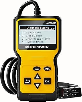 61ybpjOSa1L._AC_SY355_.jpg MOTOPOWER MP69033 Car OBD2 Scanner Code Reader Engine Fault Scanner CAN Diagnostic Scan Tool for All OBD II Protocol Cars Since 1996 Yellow