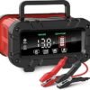 YONHAN Battery Charger 010 Amp Upgraded 12V24V LiFePO4 Lead Acid Car Battery Charger wLarge Display Screen FullyAutomatic Smart Trickle Charger Automotive Battery Maintainer