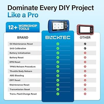 714Y5e9nRL._AC_SY355_.jpg BLCKTEC 460T OBD2 Scanner Car Code Reader Engine ABS SRS Transmission Diagnostic Tool 12 Reset Services OilTPMSEPBBMSSASDPFThrottle Reset ABS Bleeding Battery Test Auto VIN Free Update