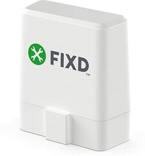 FIXD Bluetooth OBD2 Scanner for Car Car Code Readers Scan Tools for iPhone Android Wireless OBD2 Auto Diagnostic Tool to Check Engine Fix All Cars Vehicles ‘96 or Newer 1 Pack