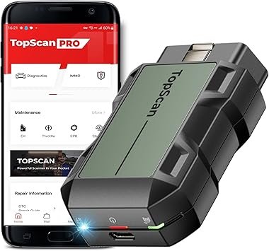 71hq2Bz5EsL._AC_SY355_.jpg TOPDON TopScan Pro OBD2 Scanner Bluetooth for iOS Android Diagnostic Scan Tool for All Cars Car Code Reader with Reset Scanner 13+ Reset Service 2024 Upgraded Version of Topscan Lite