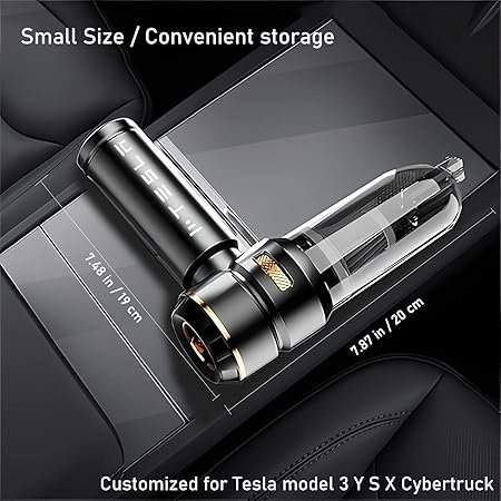 Car Vacuum Cleaner for Tesla Model 3 Y X S Cybertrcuk Cleaning Kit with Storage Bag 15000PA Powerful Cordless Portable Car Vacuum Multipurpose Tesla Model 3 Y S X Accessories 20252018
