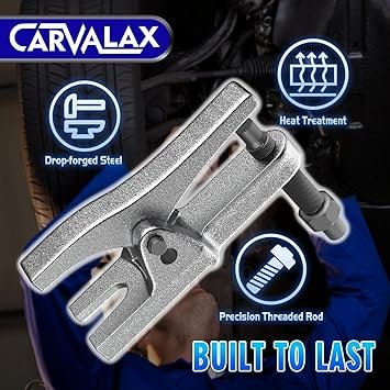 5in1 Ball Joint Separator Front End Service Tool Kit for Tie Rob Removal Pitman Arm Puller Cars SUVs Pickup Trucks Automotive Tools wStorage Case