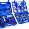 81dpnSENHsL._AC_SY355_.jpg Orion Motor Tech 2 in 1 Brake Caliper Compression Tool Brake Bleeder Kit Handheld Vacuum Pump Brake Bleeder Tool Set Disc Brake Pad Service Tool with Thrust Bolt Retaining Plates 18 Adapters
